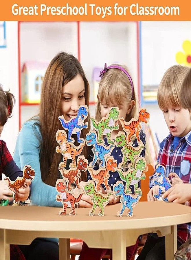MOPANIRAJ Dinosaur Stacking Toys|Fun Toys for 3-7 Year Old Boys |Birthday Gift for Boys and Girls| Toddler and Family Puzzle | Blocks Toy for Preschool - Image 5
